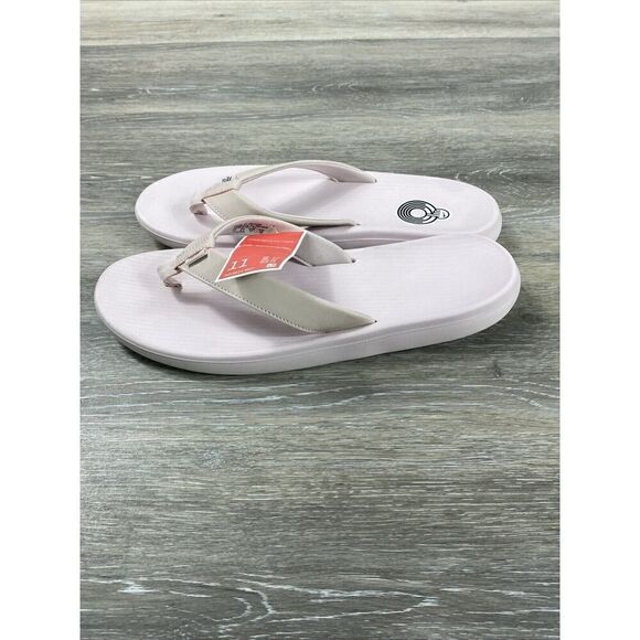 NIKE BELLA KAI WOMENS THONG FLIP FLOPS size 11 BARELY ROSE AO3622-607 - Picture 3 of 6